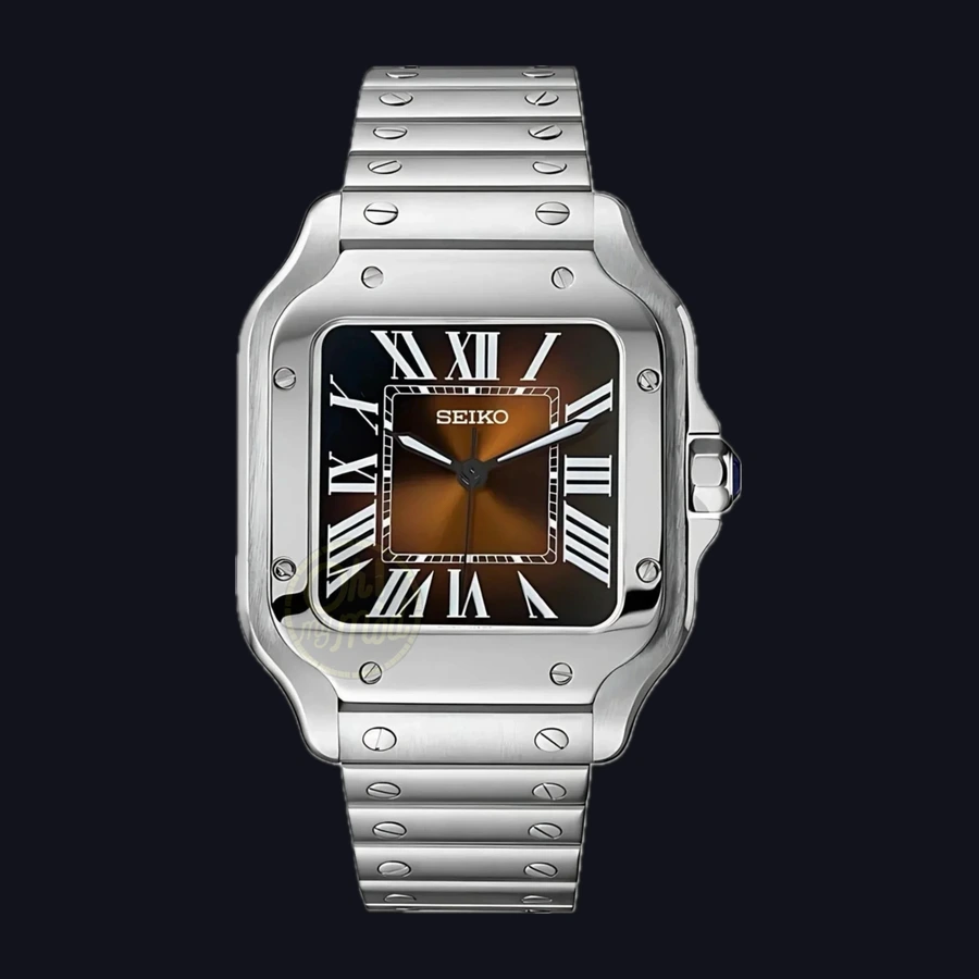 Seiko Santos Mod Watch – Coffee Brown Dial Automatic 38mm